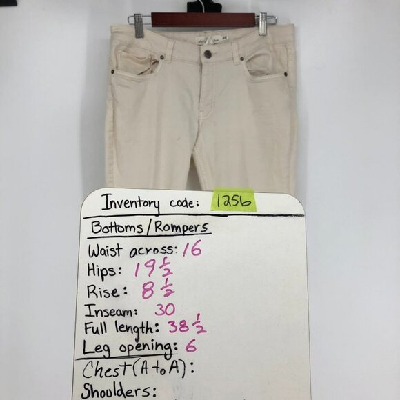 H&M Label  Of Graded Goods LOGG beige Skinny Jeans size 14 - Picture 8 of 16